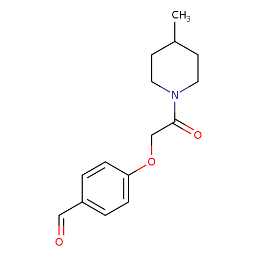 4-(2-(4-Methylpiperidin-1-yl)-2-oxoethoxy)benzaldehyde