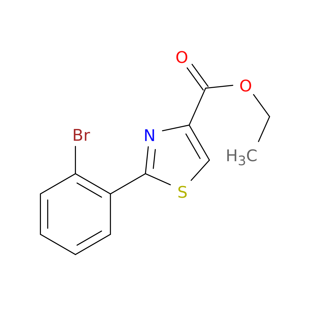 ETHYL 2-(2-BROMOPHENYL)THIAZOLE-4-CARBOXYLATE