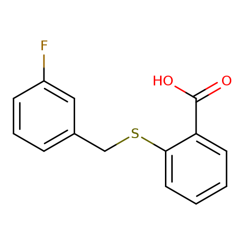 2-[(3-Fluorobenzyl)sulfanyl]benzenecarboxylic acid
