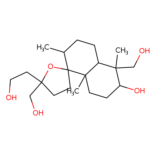 (2R,4'aα,5S)-3',4,4',4a',5,5',6',7',8',8a'-Decahydro-6'β-hydroxy-5-(2-hydroxyethyl)-2'α,5',8'aβ-trimethylspiro[furan-2(3H),1'(2'H)-naphthalene]-5,5'α-dimethanol