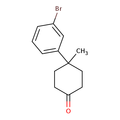4-(3-bromophenyl)-4-methylcyclohexan-1-one