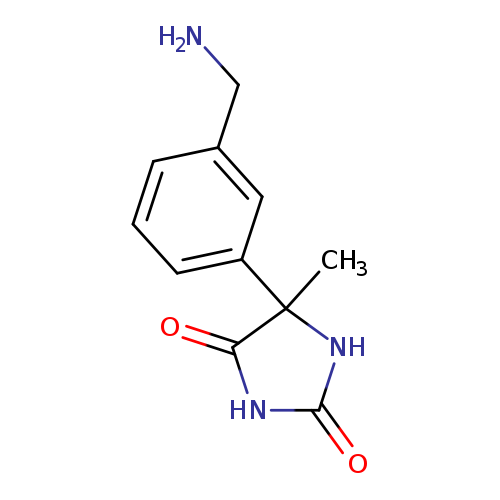 5-[3-(aminomethyl)phenyl]-5-methylimidazolidine-2,4-dione