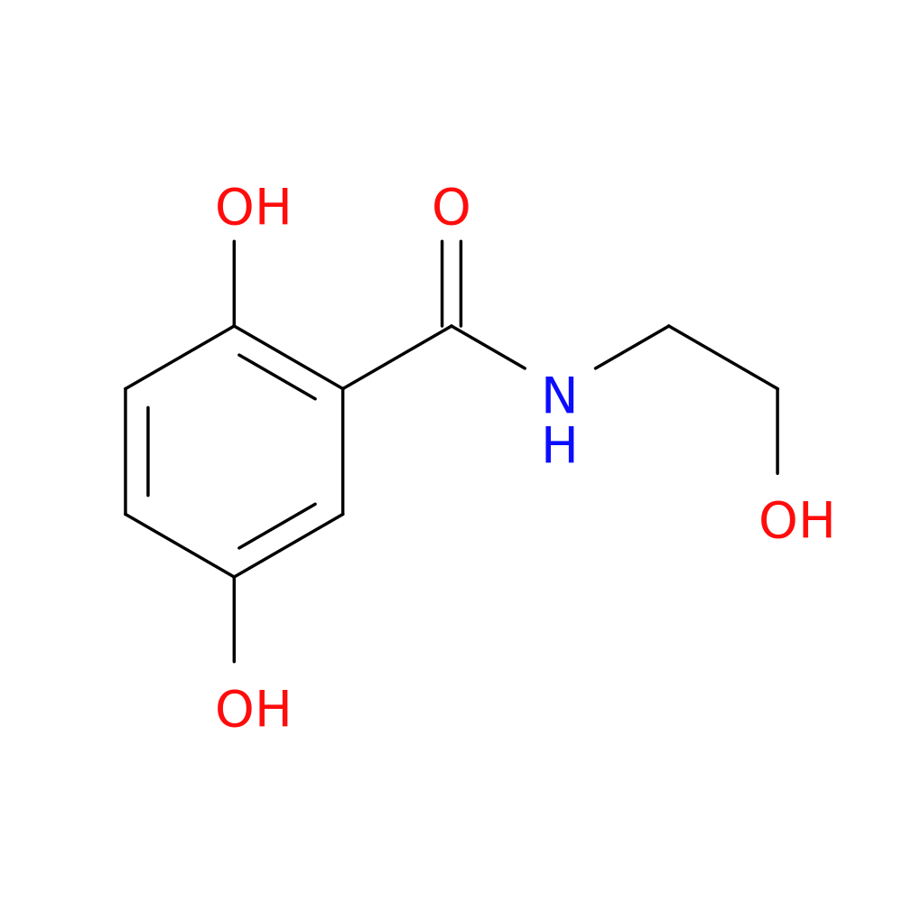 2,5-Dihydroxy-n-(2-hydroxyethyl)benzamide