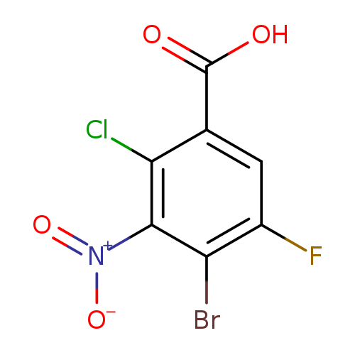 4-bromo-2-chloro-5-fluoro-3-nitrobenzoicacid