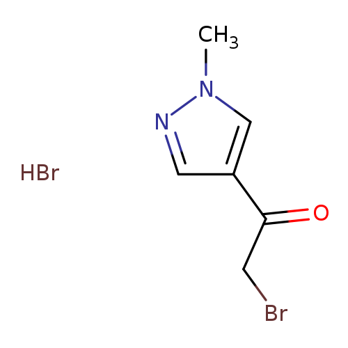 2-bromo-1-(1-methyl-1H-pyrazol-4-yl)ethan-1-one hydrobromide