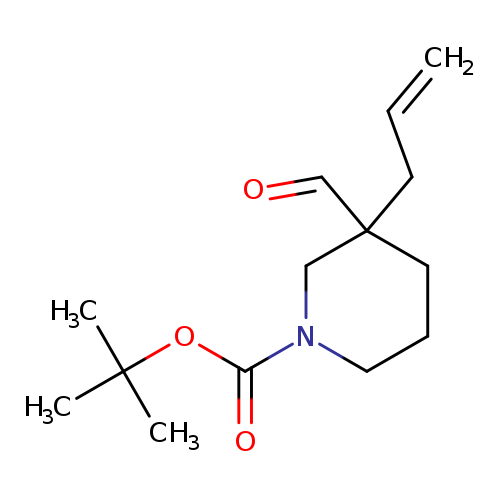 tert-butyl3-formyl-3-(prop-2-en-1-yl)piperidine-1-carboxylate