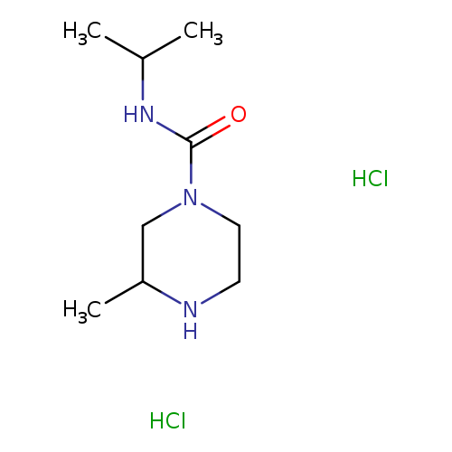 3-methyl-n-(propan-2-yl)piperazine-1-carboxamide dihydrochloride