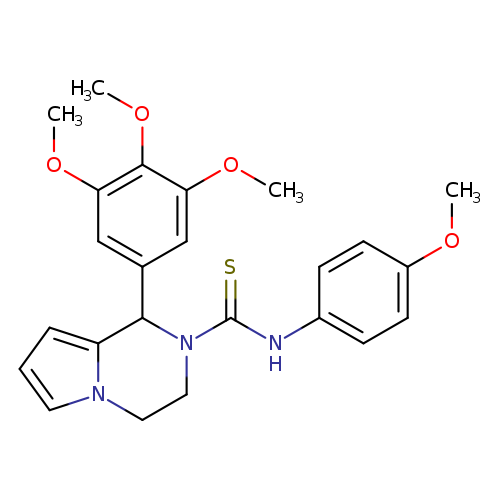 N-(4-methoxyphenyl)-1-(3,4,5-trimethoxyphenyl)-1H,2H,3H,4H-pyrrolo[1,2-a]pyrazine-2-carbothioamide