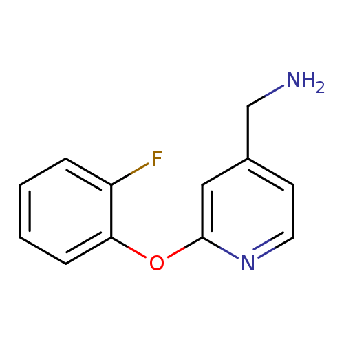 [2-(2-fluorophenoxy)pyridin-4-yl]methanamine