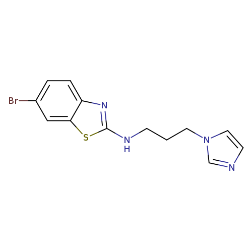 N-(3-(1H-Imidazol-1-yl)propyl)-6-bromobenzo[d]thiazol-2-amine