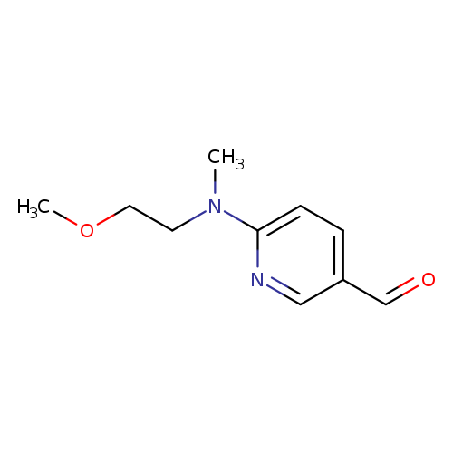 6-[(2-methoxyethyl)(methyl)amino]pyridine-3-carbaldehyde