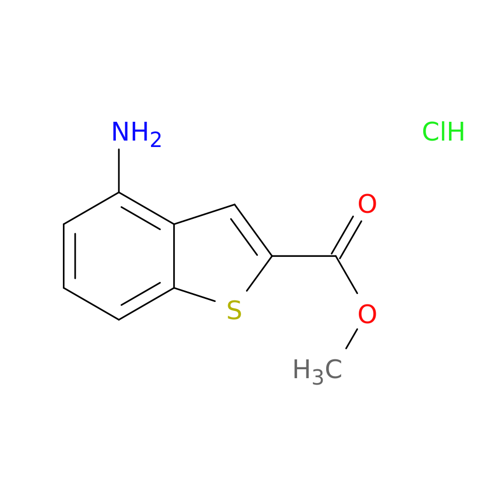 methyl 4-amino-1-benzothiophene-2-carboxylate hydrochloride