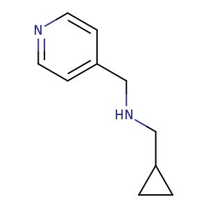 (cyclopropylmethyl)[(pyridin-4-yl)methyl]amine