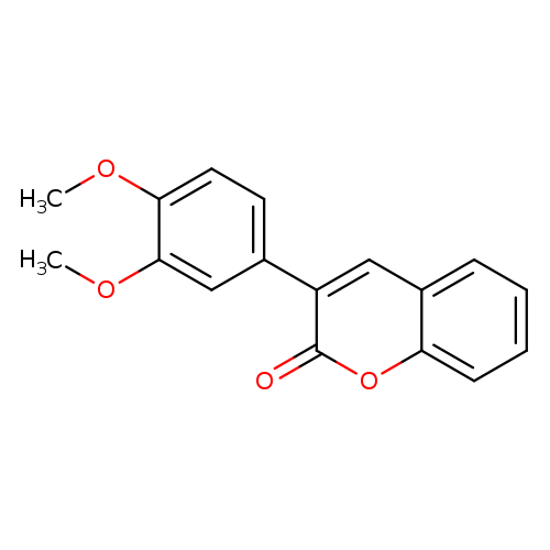 2H-1-Benzopyran-2-one, 3-(3,4-dimethoxyphenyl)-