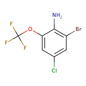 Benzenamine, 2-bromo-4-chloro-6-(trifluoromethoxy)-