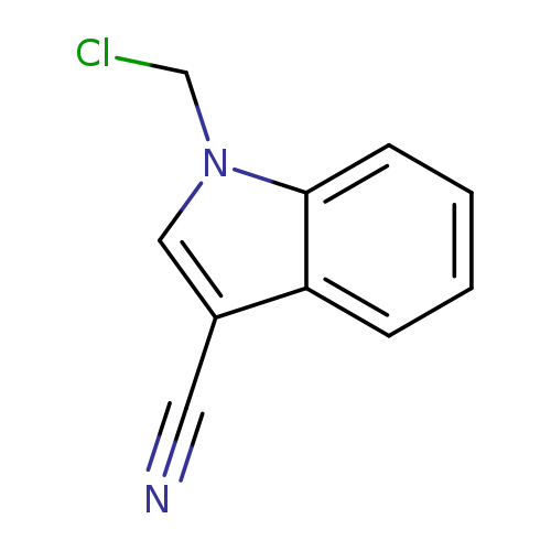 1-(chloromethyl)-1H-indole-3-carbonitrile