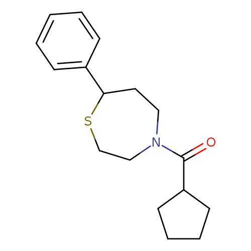 4-cyclopentanecarbonyl-7-phenyl-1,4-thiazepane