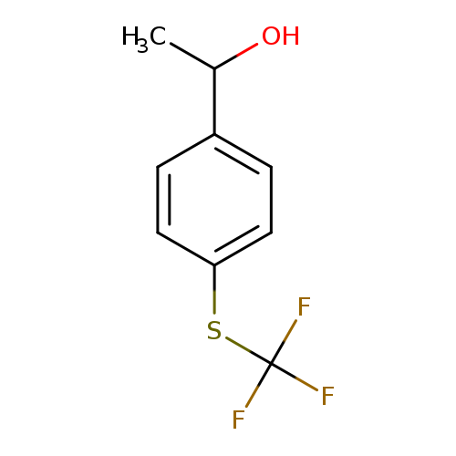 1-{4-[(trifluoromethyl)sulfanyl]phenyl}ethan-1-ol