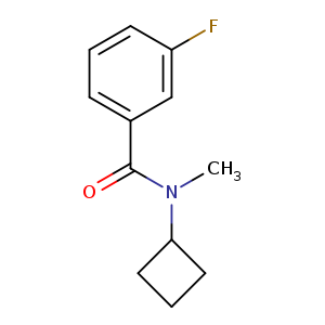 N-cyclobutyl-3-fluoro-N-methylbenzamide
