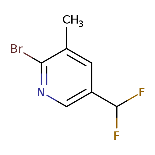 2-Bromo-5-(difluoromethyl)-3-methylpyridine