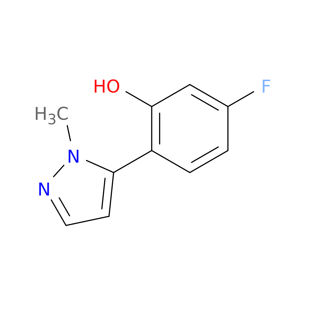 5-fluoro-2-(1-methyl-1H-pyrazol-5-yl)phenol