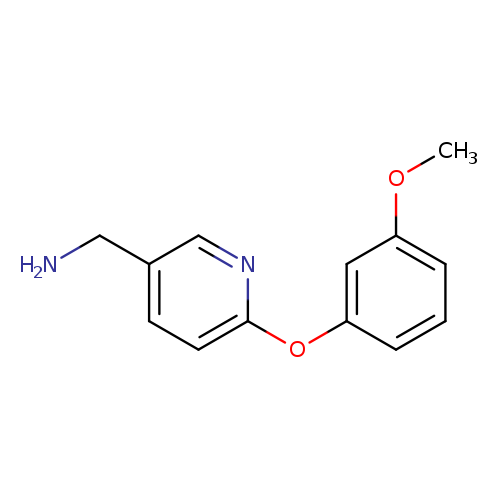 [6-(3-methoxyphenoxy)pyridin-3-yl]methanamine