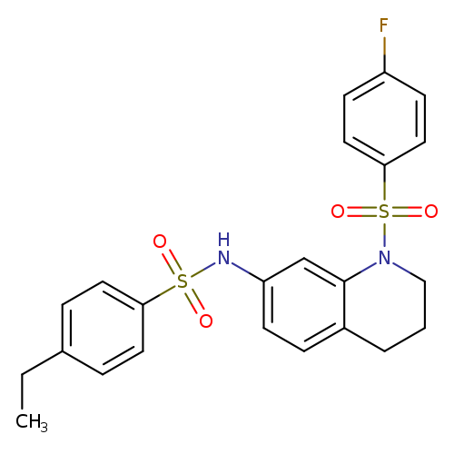 4-ethyl-N-[1-(4-fluorobenzenesulfonyl)-1,2,3,4-tetrahydroquinolin-7-yl]benzene-1-sulfonamide
