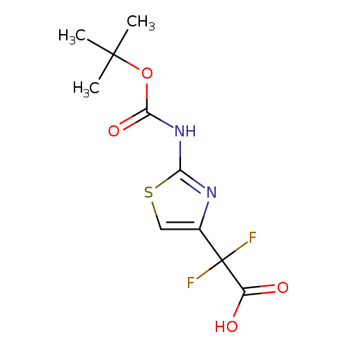 2-(2-{[(tert-butoxy)carbonyl]amino}-1,3-thiazol-4-yl)-2,2-difluoroacetic acid