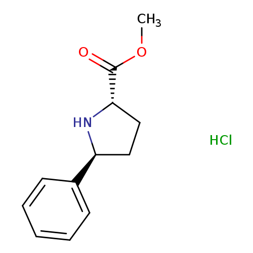rac-methyl (2R,5R)-5-phenylpyrrolidine-2-carboxylate hydrochloride, trans