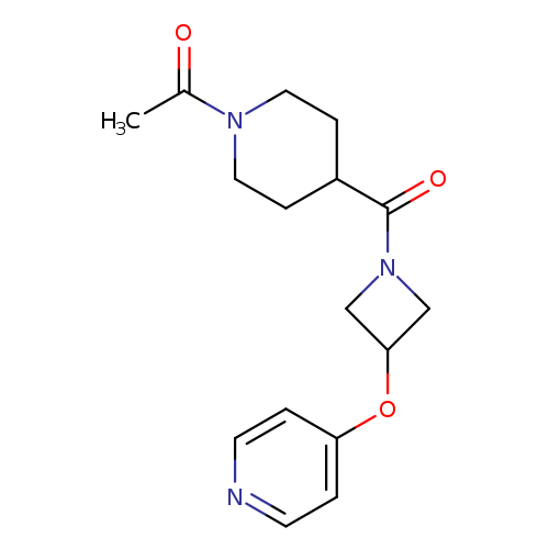 1-{4-[3-(pyridin-4-yloxy)azetidine-1-carbonyl]piperidin-1-yl}ethan-1-one