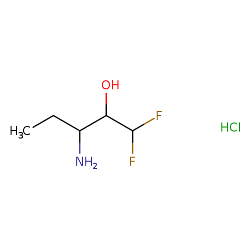 3-amino-1,1-difluoropentan-2-ol hydrochloride