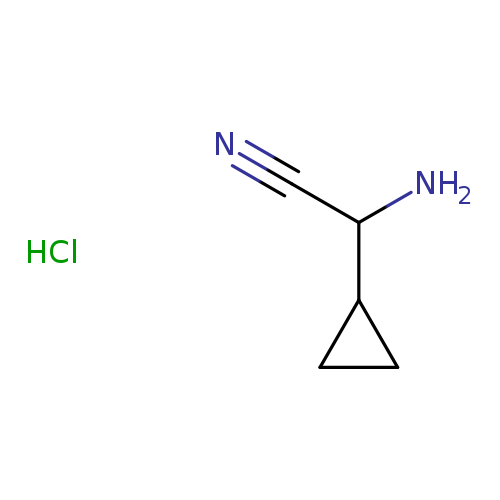 2-Amino-2-cyclopropylacetonitrile hydrochloride