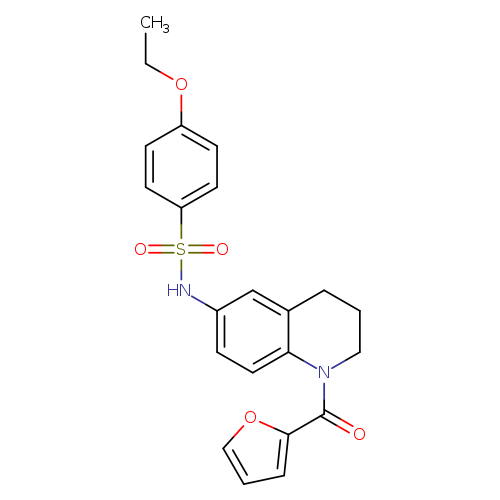 4-ethoxy-N-[1-(furan-2-carbonyl)-1,2,3,4-tetrahydroquinolin-6-yl]benzene-1-sulfonamide