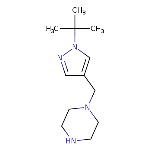 1-[(1-tert-butyl-1H-pyrazol-4-yl)methyl]piperazine
