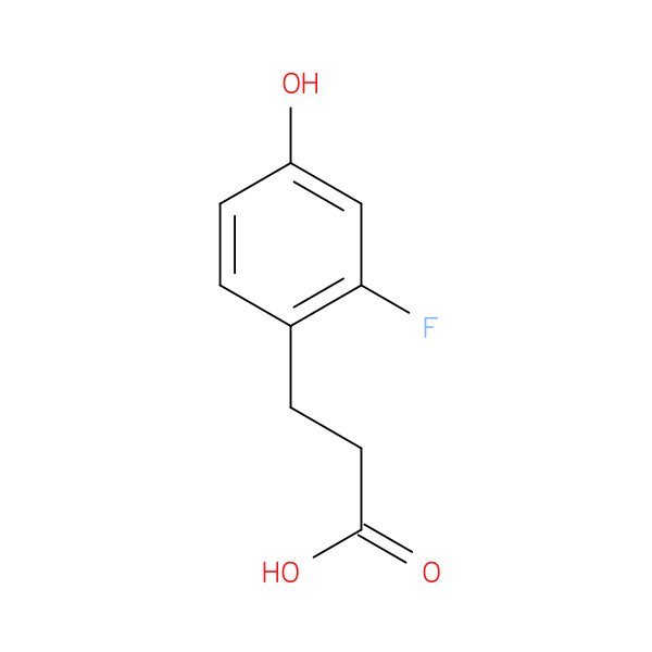 3-(2-Fluoro-4-hydroxyphenyl)propanoic acid
