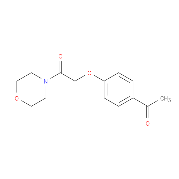 1-[4-(2-morpholin-4-yl-2-oxoethoxy)phenyl]ethanone