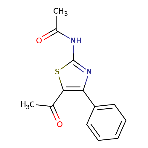N-(5-acetyl-4-phenyl-1,3-thiazol-2-yl)acetamide