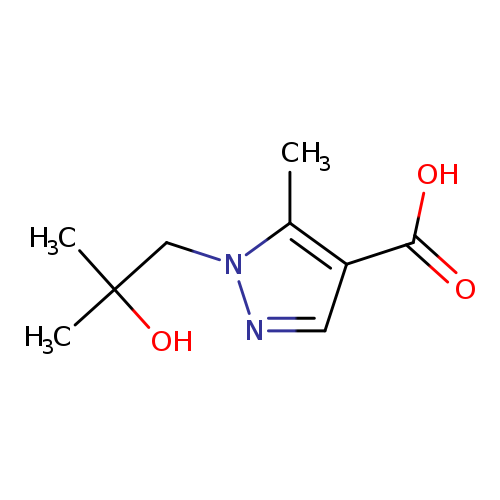1-(2-hydroxy-2-methylpropyl)-5-methyl-1H-pyrazole-4-carboxylic acid