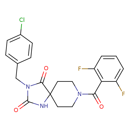 3-[(4-chlorophenyl)methyl]-8-(2,6-difluorobenzoyl)-1,3,8-triazaspiro[4.5]decane-2,4-dione