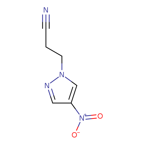 1H-Pyrazole-1-propanenitrile, 4-nitro-