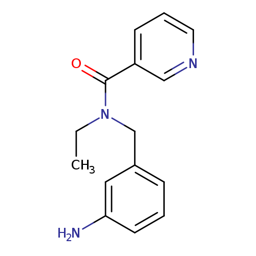 N-[(3-aminophenyl)methyl]-N-ethylpyridine-3-carboxamide