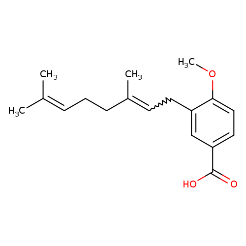 Benzoic acid, 3-[(2E)-3,7-dimethyl-2,6-octadien-1-yl]-4-methoxy-