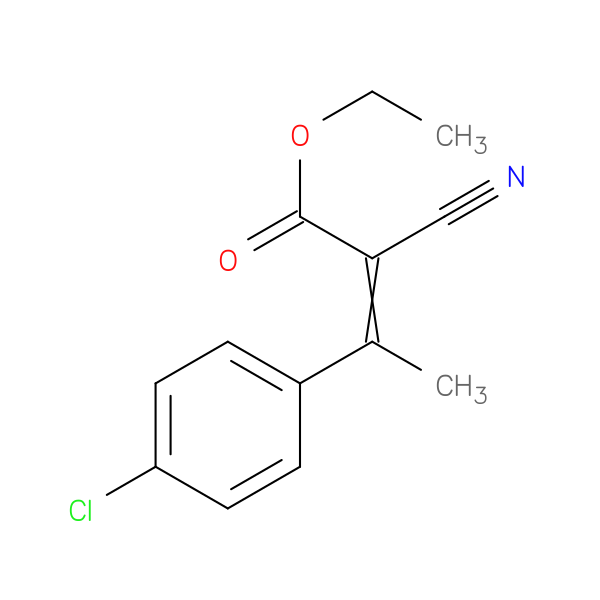 ethyl 3-(4-chlorophenyl)-2-cyanobut-2-enoate