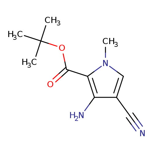 tert-butyl 3-amino-4-cyano-1-methyl-1H-pyrrole-2-carboxylate