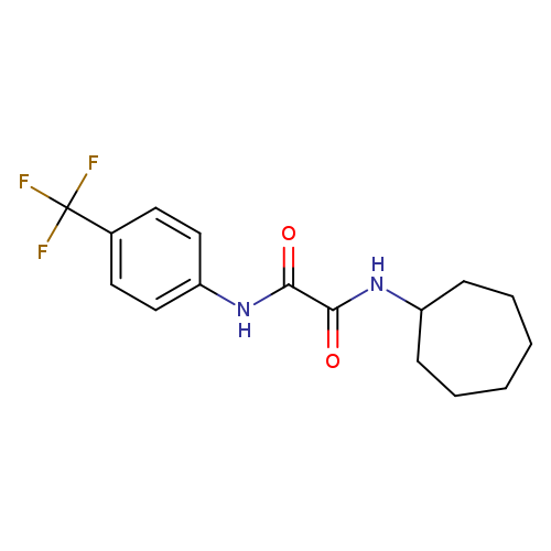 N'-cycloheptyl-N-[4-(trifluoromethyl)phenyl]ethanediamide