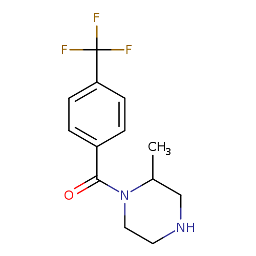 2-methyl-1-[4-(trifluoromethyl)benzoyl]piperazine