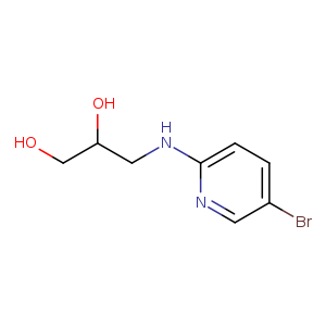 3-[(5-bromopyridin-2-yl)amino]propane-1,2-diol
