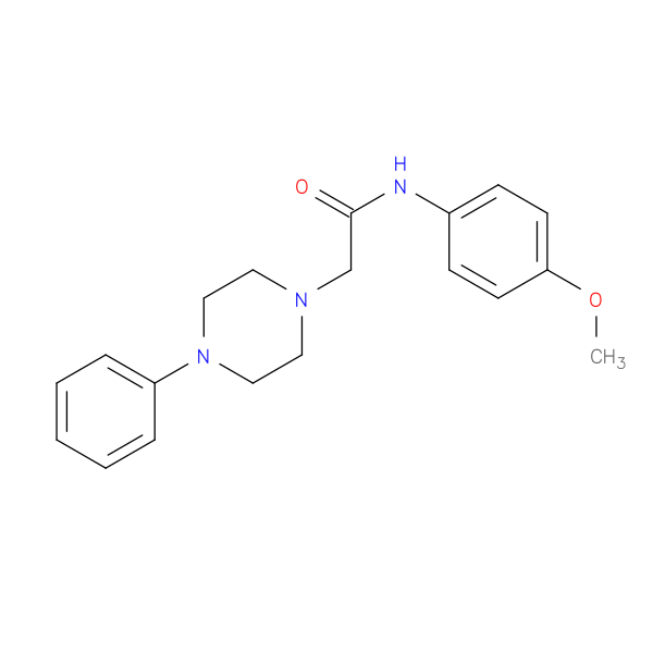 N-(4-Methoxyphenyl)-2-(4-phenylpiperazin-1-yl)acetamide