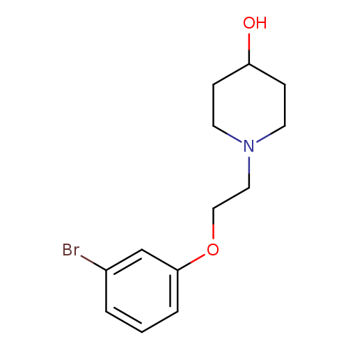 1-(2-(3-Bromophenoxy)ethyl)piperidin-4-ol