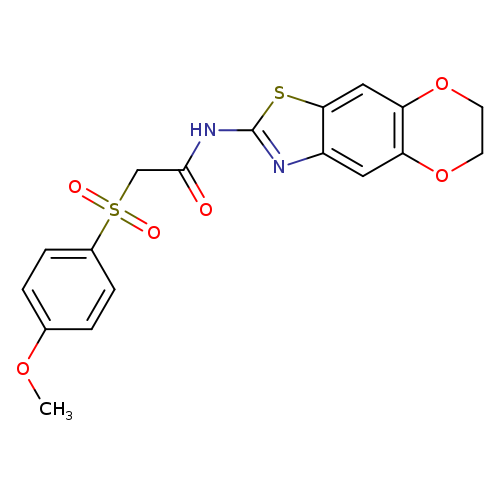 N-{10,13-dioxa-4-thia-6-azatricyclo[7.4.0.0^{3,7}]trideca-1,3(7),5,8-tetraen-5-yl}-2-(4-methoxybenzenesulfonyl)acetamide